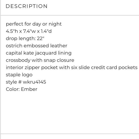 Kate Spade Alexander Isabeli Crossbody Bag Orange - Picture 9 of 10